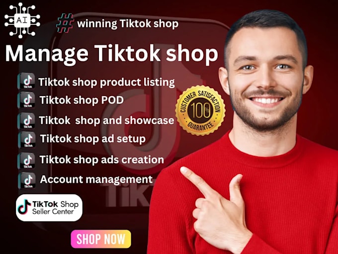 Bestseller - your tiktok shop VA for drop shipping, affiliate marketing, product listing, ads