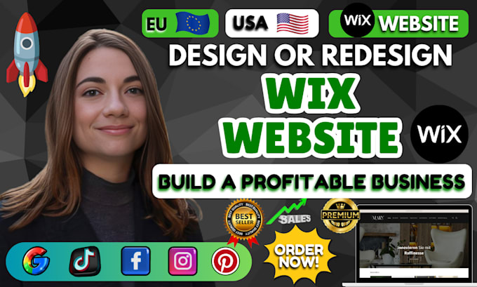 Bestseller - do wix website design wix website redesign wix website design or redesign