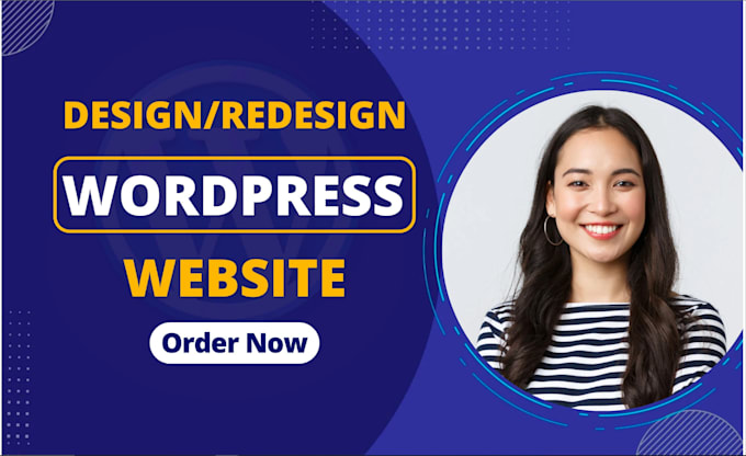 Gig Preview - Design a professional wordpress website or web design