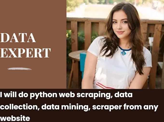 Gig Preview - Do python web scraping, data collection, data mining, scraper from any website