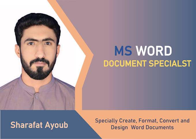 Bestseller - create, format, edit and design ms word document