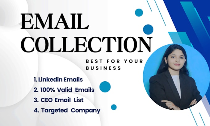 Gig Preview - Provide accurate email collection for your niche