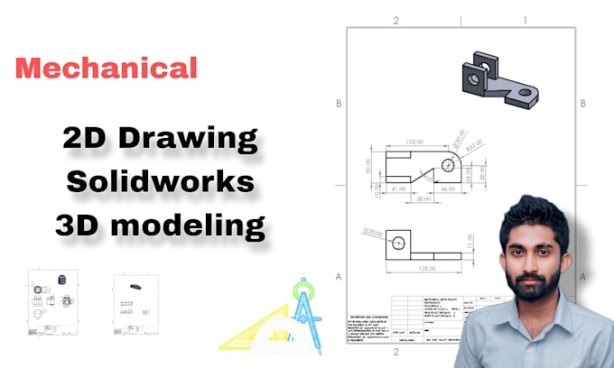 Gig Preview - Draw your 2d engineering drawing