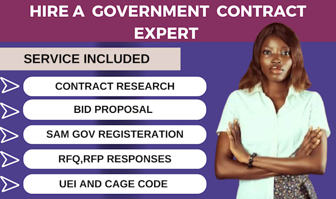 Gig Preview - Win government contract, write bid proposal, respond to rfp, rfq, rfi