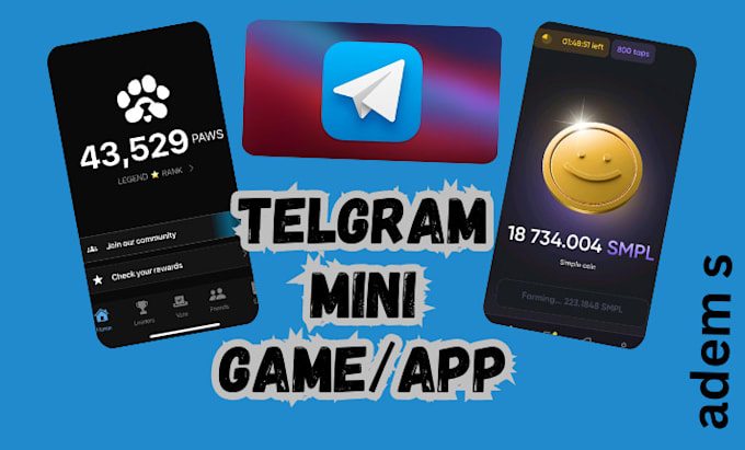 Gig Preview - Build telegram mini game, telegram game, telegram mini app