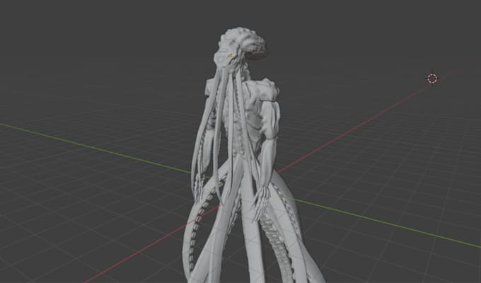 Gig Preview - Create a unique 3d model in blender