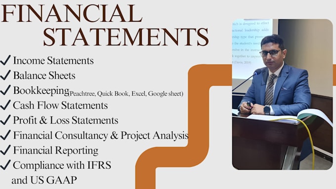 Gig Preview - Create financial statements and handle bookkeeping and reporting