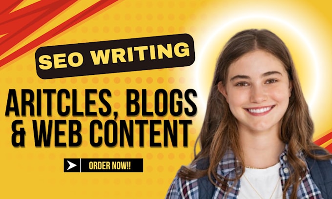 Gig Preview - Provide SEO content, articles, blogs and rewriting services