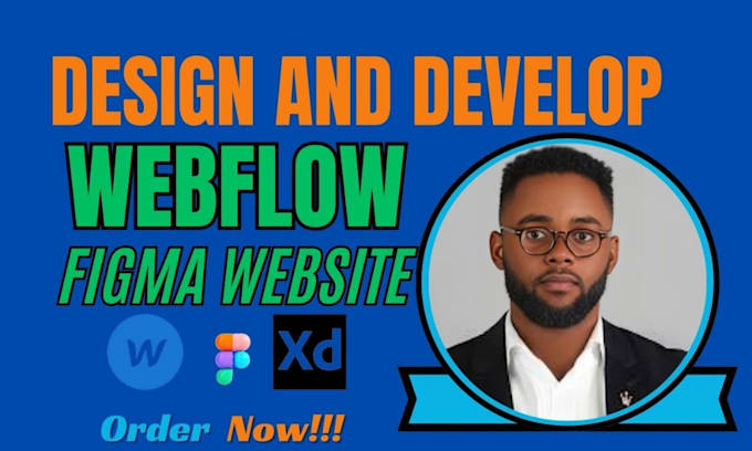 Gig Preview - Design, redesign or develop responsive webflow website, figma to webflow