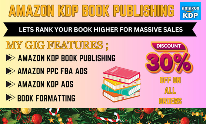 Gig Preview - Do amazon kdp ads, book promotion, amazon kdp book publishing, amazon ppc fba ad