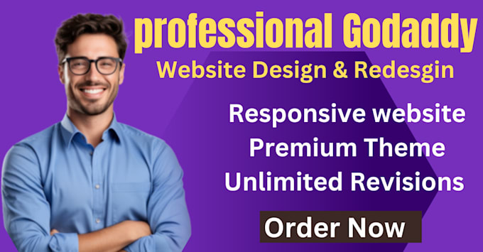 Gig Preview - Design redsgin professional goddy website