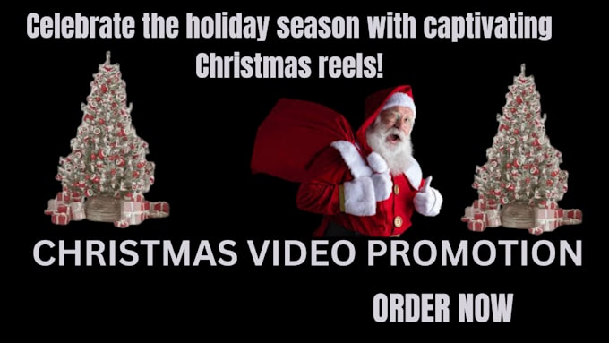 Gig Preview - Create reels for christmas video promotion and social media growth