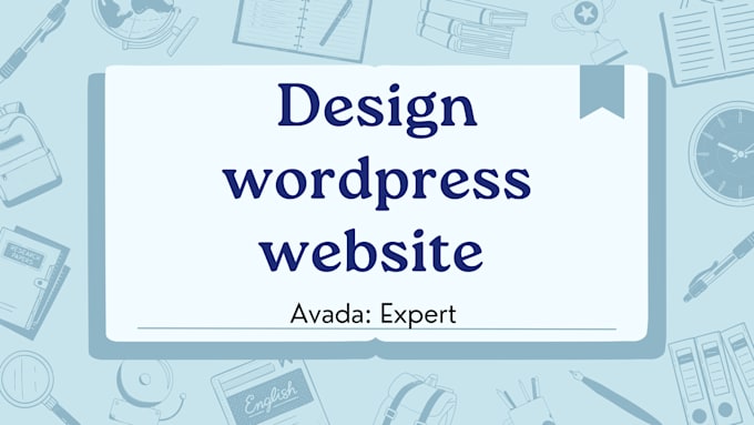 Gig Preview - Create a complete website in avada wordpress theme