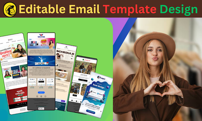 Gig Preview - Responsive mailchimp klaviyo email template design