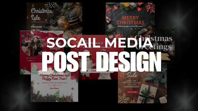 Gig Preview - Create professional viral social media post designs