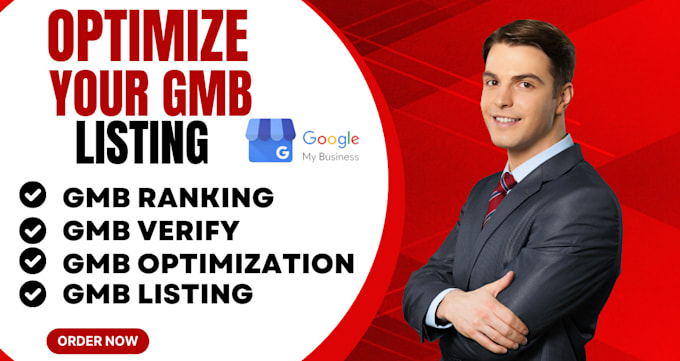 Gig Preview - Optimize your gmb listing for local seo and improve gmb ranking