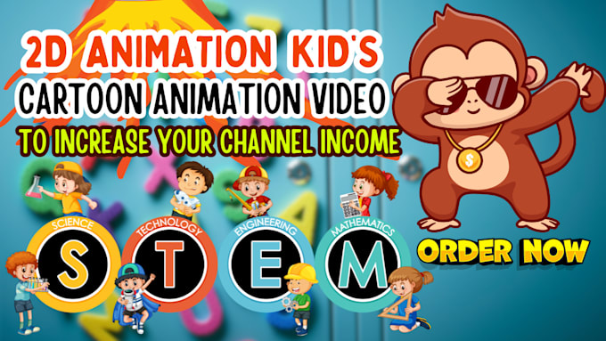 Bestseller - do 2d kids video and cartoon animation for your channel