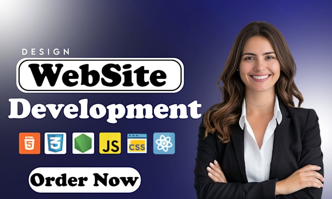 Gig Preview - Build or rebuild website development full stack developer create custom website