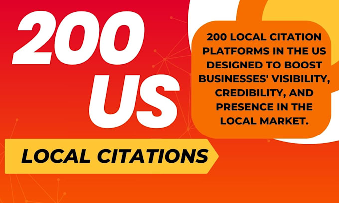 Bestseller - do 200 local citations for US business