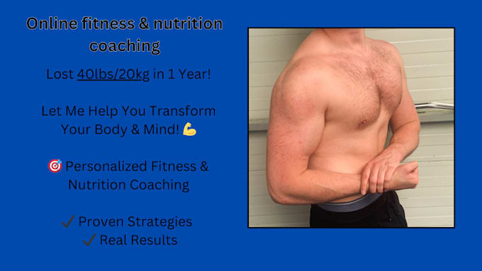 Gig Preview - Be your online fitness and nutrition coach