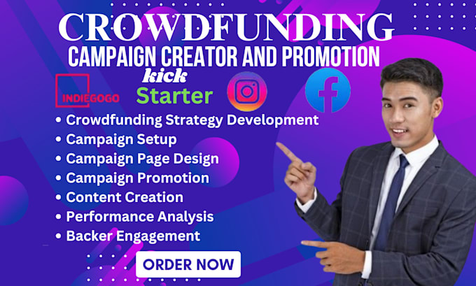 Bestseller - do crowdfunding campaign creation, crowdfunding promotion for gofundme,indiegogo