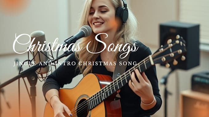 Gig Preview - Be your female vocalist christmas jingles and intros christmas song in 24 hours