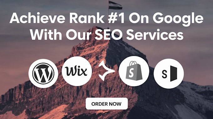 Gig Preview - Optimize website on page technical SEO service wordpress shoplifty wix