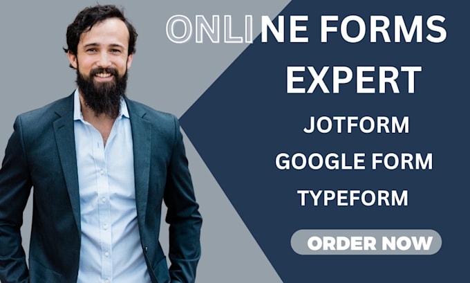 Gig Preview - Build professional online survey forms using jotform typeform google form