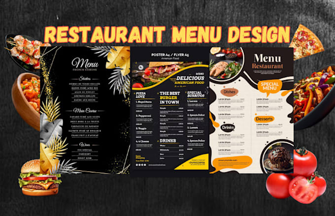 Gig Preview - Do restaurant menu design , food flyer, food menu design