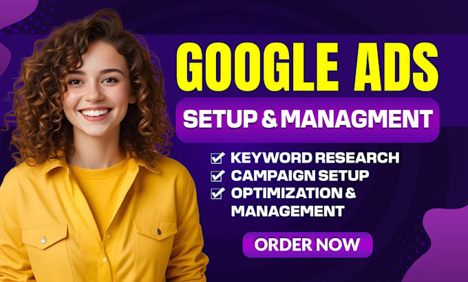 Gig Preview - Be a ads manager to setup and manage google ads, adwords, ppc campaign