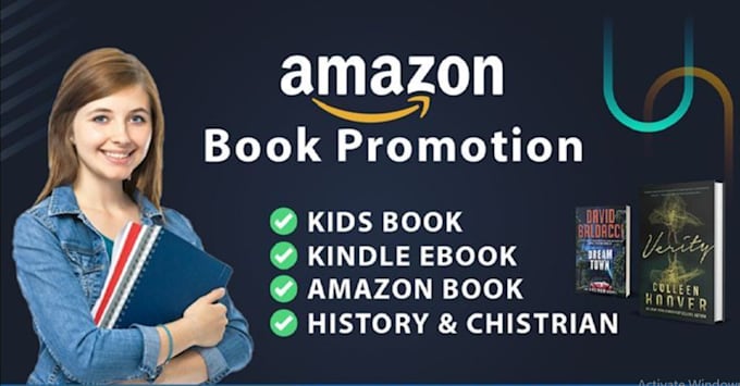 Gig Preview - Do amazon book promotion christian book kindle and ebook marketing