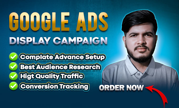 Gig Preview - Create your google ads adwords display ads campaign