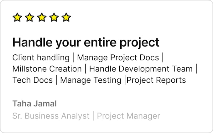 Gig Preview - Handle your complete project from analysis to deployment