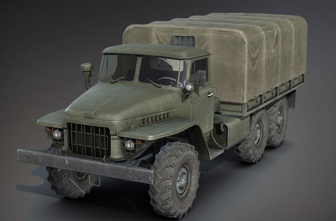 Gig Preview - Mold ue5 game car,3d military vehicle,beamng animation,interior model,motorcycle