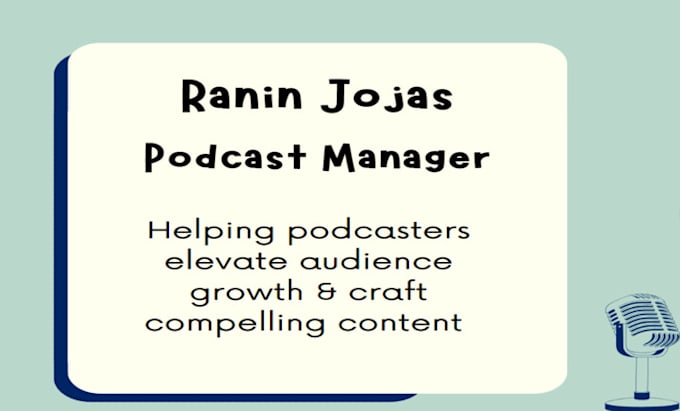 Gig Preview - Boost your podcast audience with expert management services