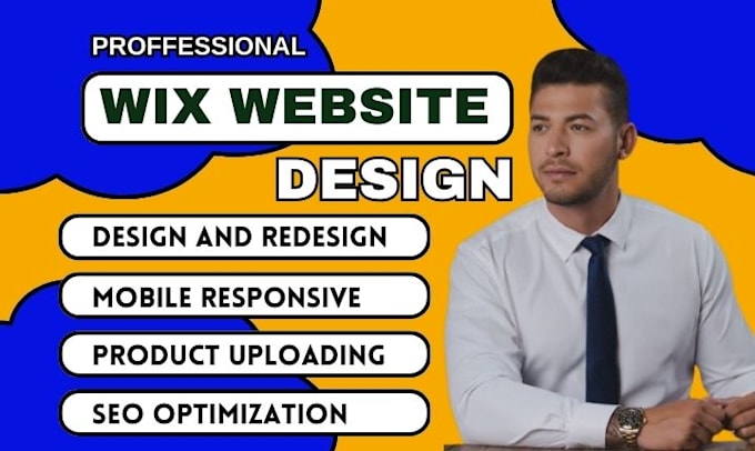 Gig Preview - Design wix website design and redesign for your business