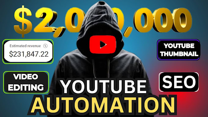 Gig Preview - Create faceless cash cow youtube automation video for automated cash cow channel