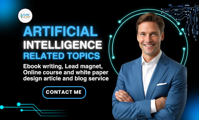 Gig Preview - Write artificial intelligence ebook robotics, mechine learning course content