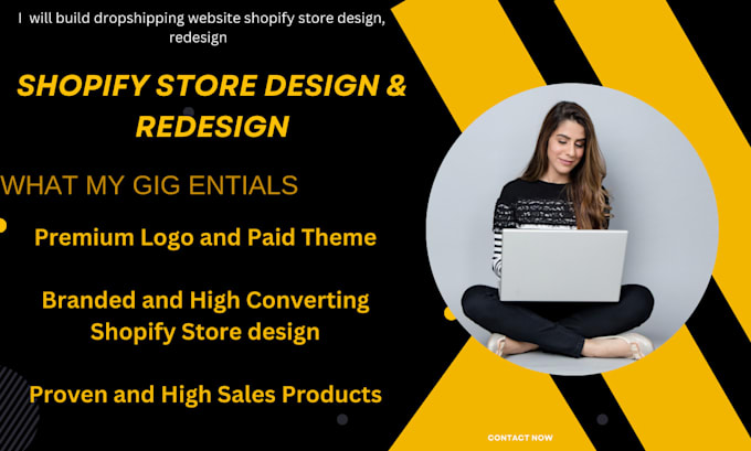 Bestseller - build dropshipping website, shopify store design and redesign