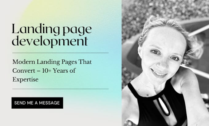 Gig Preview - Create a modern landing page for your business