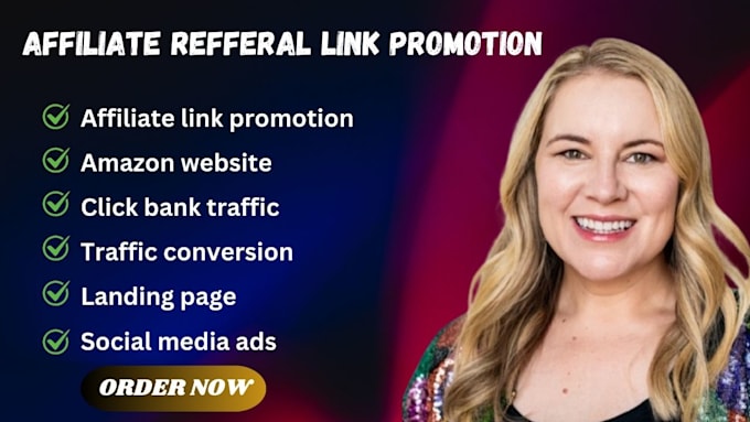 Gig Preview - Promote temu click bank amazon recruitment affiliate referral link sign up