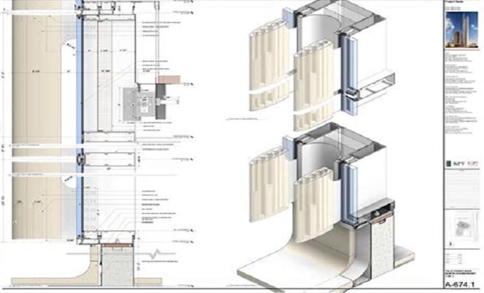 Gig Preview - Do architectural interior design and construction drawing in revit software