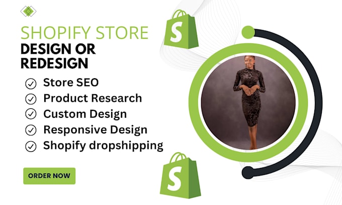 Gig Preview - Create, redesign, and optimize your shopify store for maximum profits