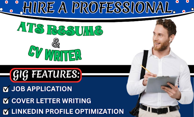 Bestseller - write professional cv resume writing services ats compliant cover letter