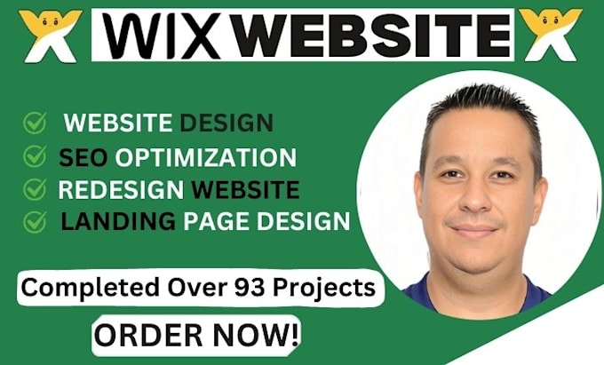 Gig Preview - Design, redesign wix website, wix landing page, wix ecommerce store or wix blog