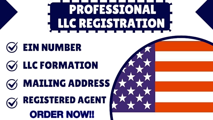 Gig Preview - Register US llc company for USA, non residents, business registrations, and ein