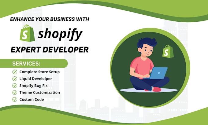 Gig Preview - Be your professional shopify liquid developer and bug fixer