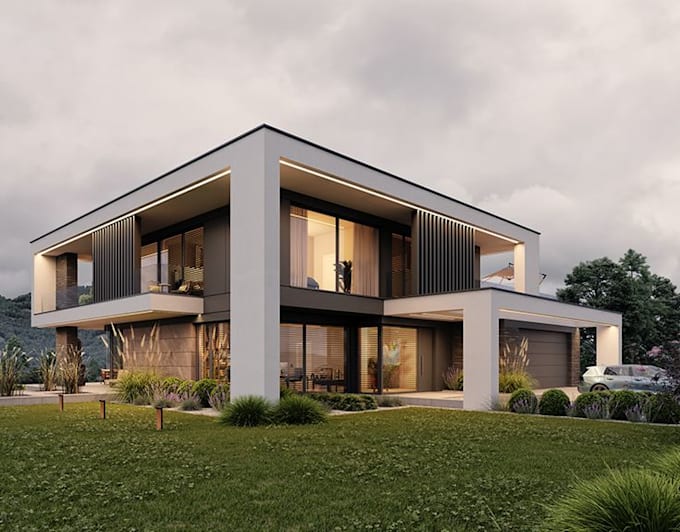 Gig Preview - Create beautiful exterior and interior modeling design with realistic 3d render