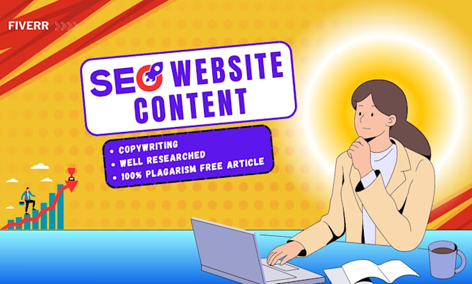 Gig Preview - Be your copywriter for SEO website content or blog posts