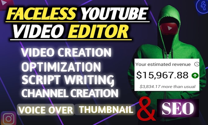 Gig Preview - Be your faceless you tube video creator for  cash cow youtube automation